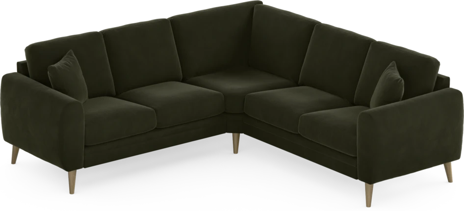 Eden - Hörnsoffa, 2+2-sits - Grön