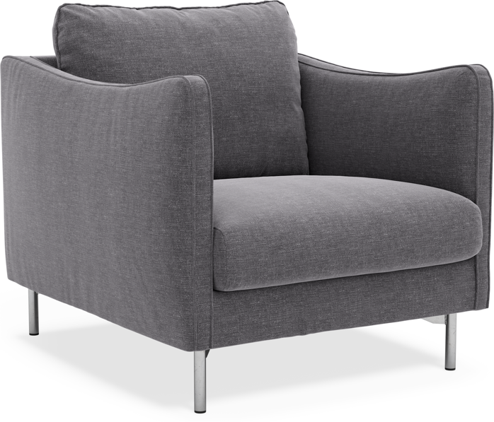 Madison Lux - Fåtölj, 70 cm - Grå