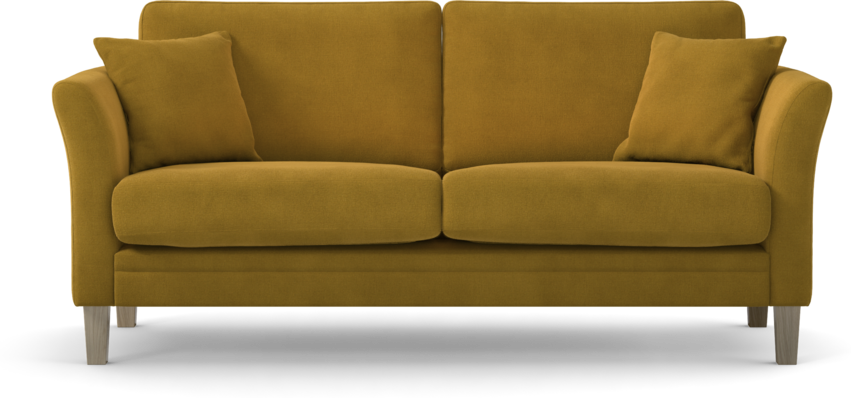 Eden - 2,5-sits soffa - Gul