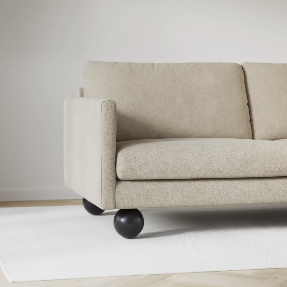 Madison - 2-sits soffa med divan vänster och schäslong höger - Beige