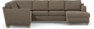 Friday - Hörnsoffa, 2+3-sits med schäslong höger - Brun