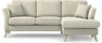 Eden - 2-sits soffa med schäslong - Beige