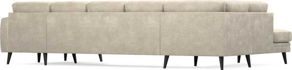Eden - 3-sits soffa med divan vänster och schäslong höger - Beige