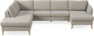 County - 3-sits soffa med divan vänster och schäslong höger - Beige