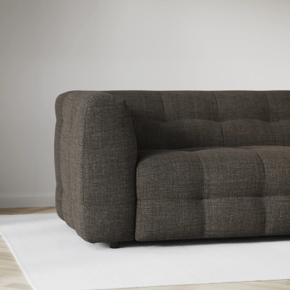 Bella - 3-sits soffa - Brun
