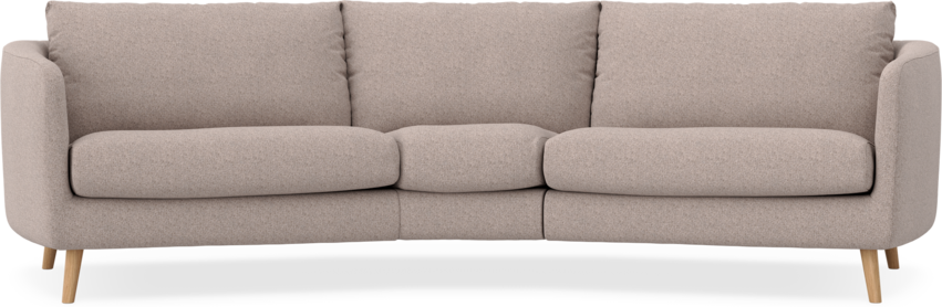 Madison - 3-sits soffa svängd, 90 cm - Beige