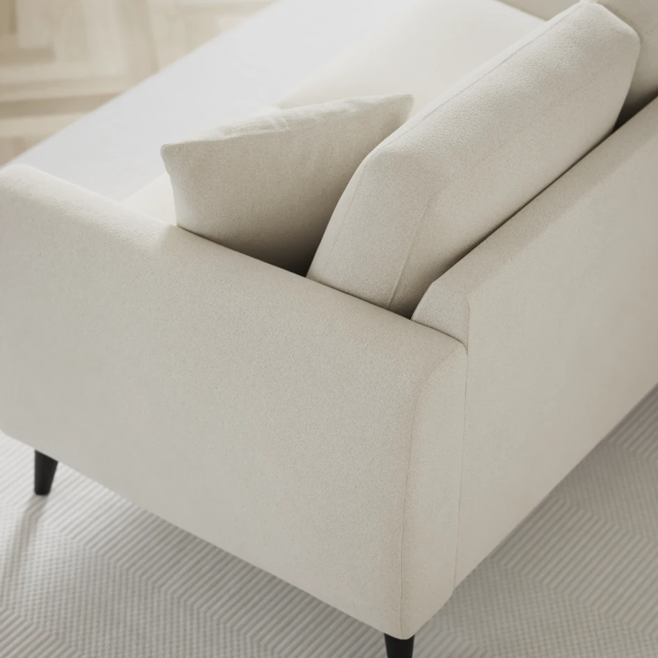 Eden - 2,5-sits soffa - Vit