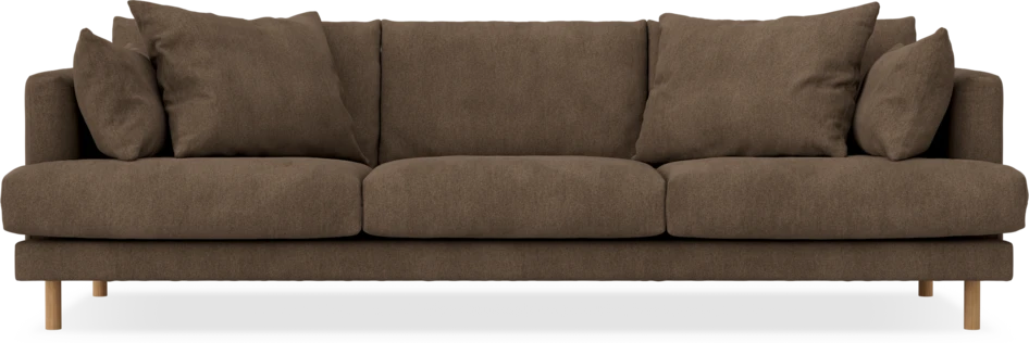 Harper - 4-sits soffa - Brun