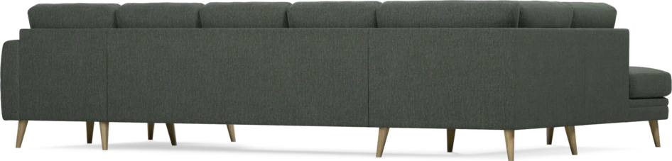 Eden - 3-sits soffa med divan vänster och schäslong höger - Grön