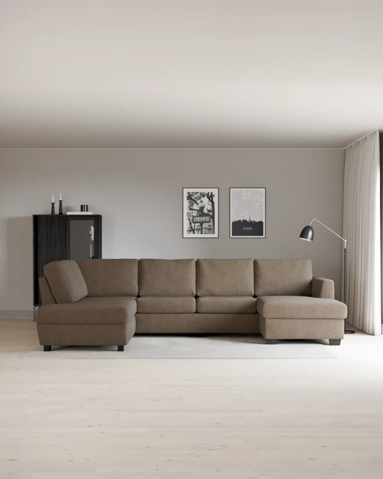 Friday - 3-sits soffa med divan vänster och schäslong höger - inspiration
