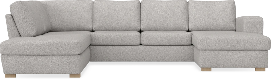 Friday - 3-sits soffa med divan vänster och schäslong höger - Vit