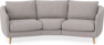 Madison - 3-sits soffa svängd, 70 cm - Grå