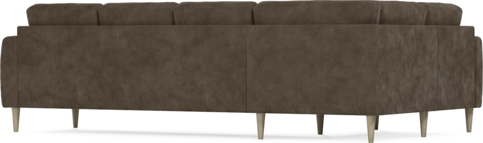 Eden - Hörnsoffa, 1+3-sits - Brun