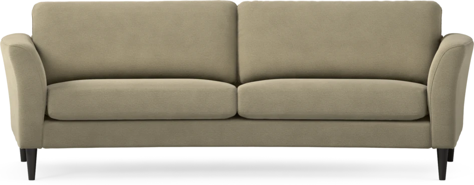 Bridge - 3-sits soffa svängd - Beige