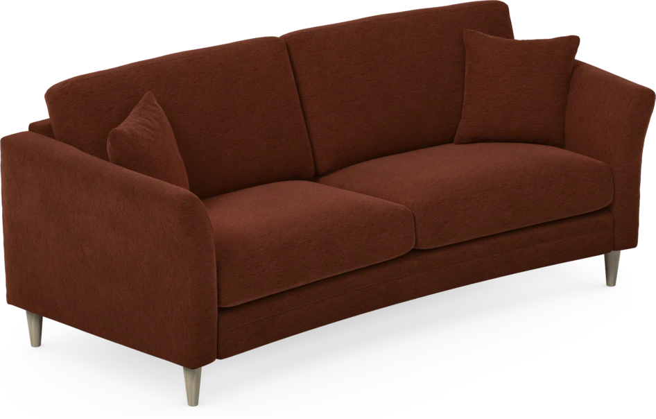 Eden - 2,5-sits soffa svängd - Orange