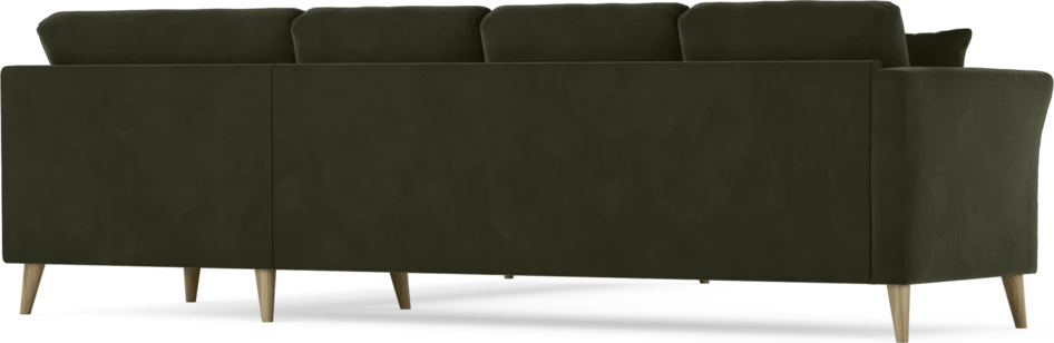 Eden - Hörnsoffa, 3+3-sits - Grön