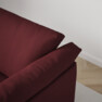 Cherrie - 2,5-sits soffa, fast klädsel - Röd