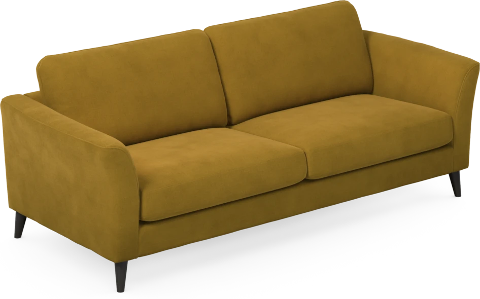 Bridge - 3-sits soffa - Gul