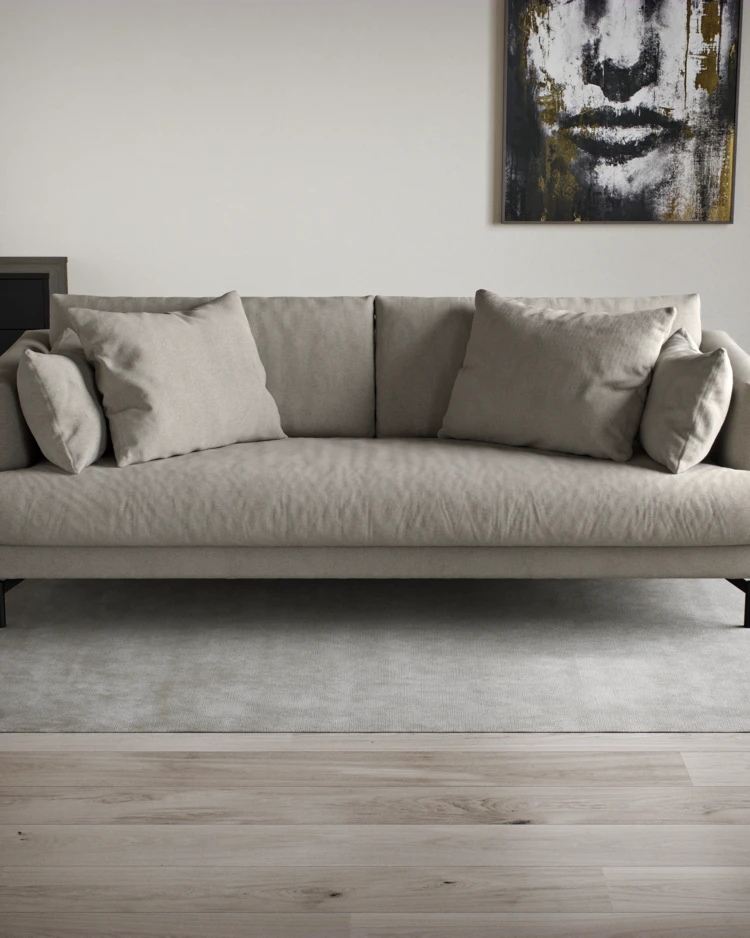 Harper - 3-sits soffa, hel dyna - inspiration