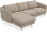 Madison Lux - 2-sits soffa med schäslong vänster - Beige