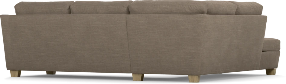 Friday - 2,5-sits soffa med divan vänster - Brun