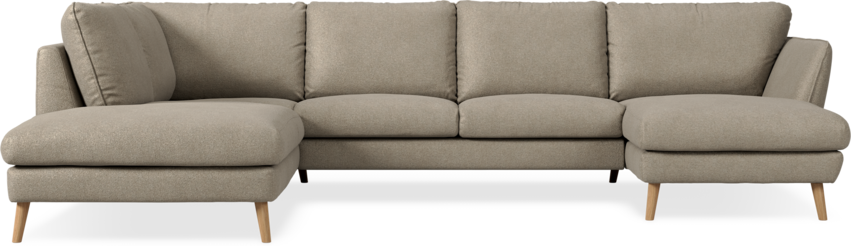 Madison Lux - 2-sits soffa med divan vänster och schäslong höger - Beige