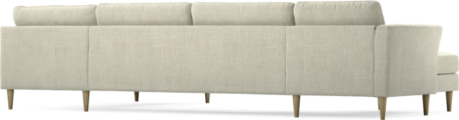 Bridge - 3-sits soffa med schäslong vänster och divan höger - Beige