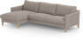 Winston - 3-sits soffa med schäslong, vändbar - Beige