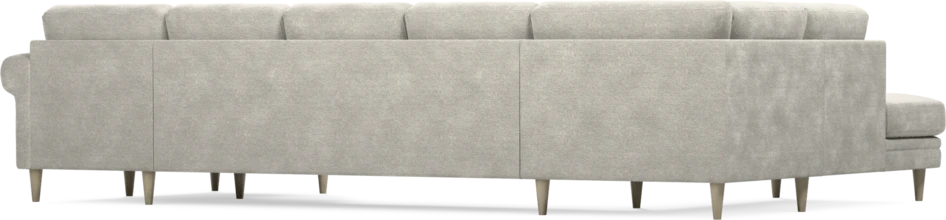 Eden - 3-sits soffa med divan vänster och schäslong höger - Grå