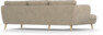 Madison Lux - 2-sits soffa med schäslong vänster - Beige
