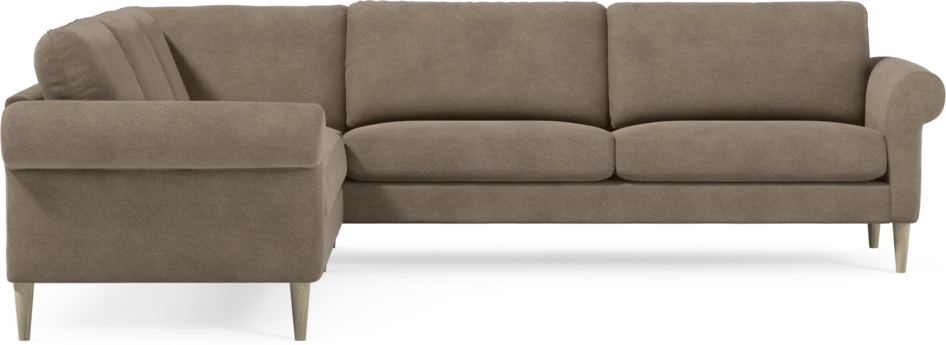 Bridge - Hörnsoffa, 2+3-sits - Brun