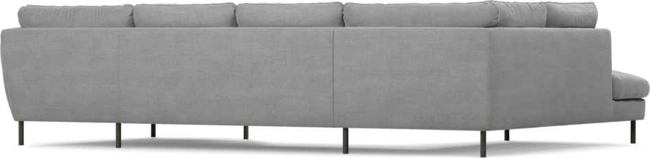 Madison - 2-sits soffa med divan vänster och schäslong höger - Grå