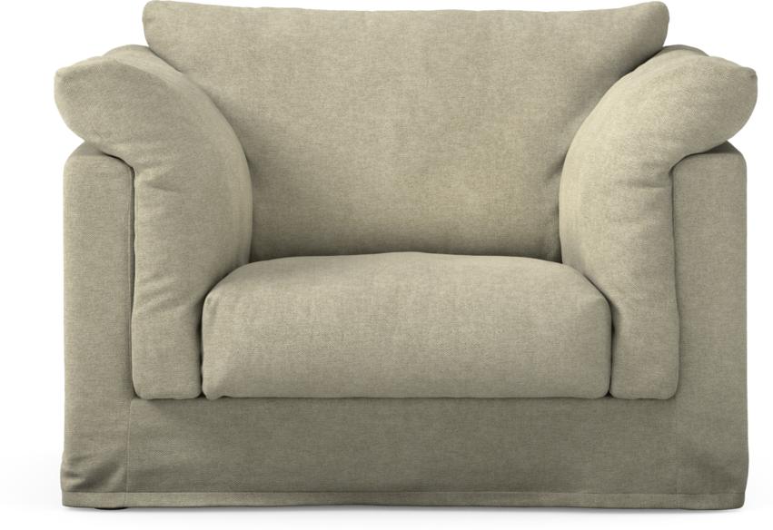 Cherrie - Fåtölj med kappa - Beige