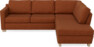 Friday - 2,5-sits soffa med divan höger - Orange