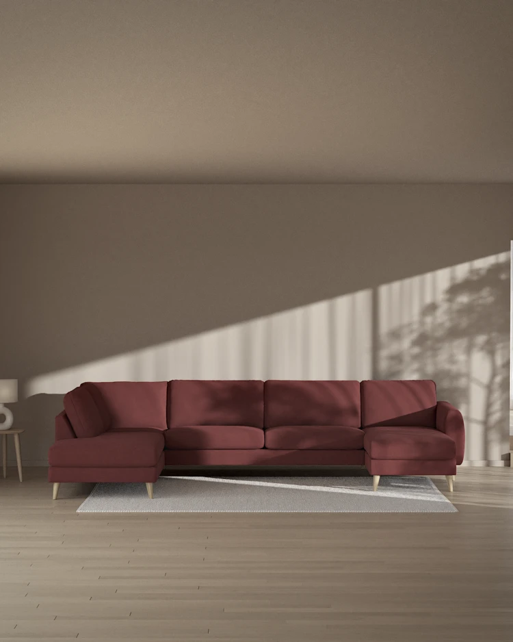 Bridge - 3-sits soffa med divan vänster och schäslong höger - inspiration