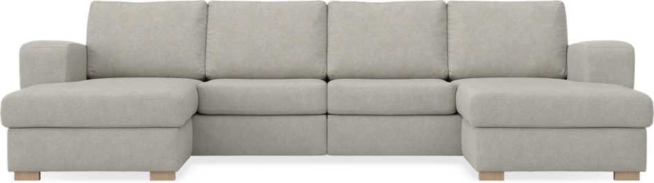 Friday - 2-sits soffa med två schäslonger - Beige