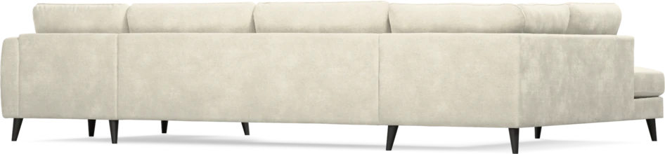 Bridge - 3-sits soffa med divan vänster och schäslong höger - Vit