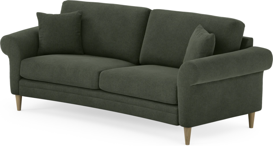 Eden - 2,5-sits soffa svängd - Grön