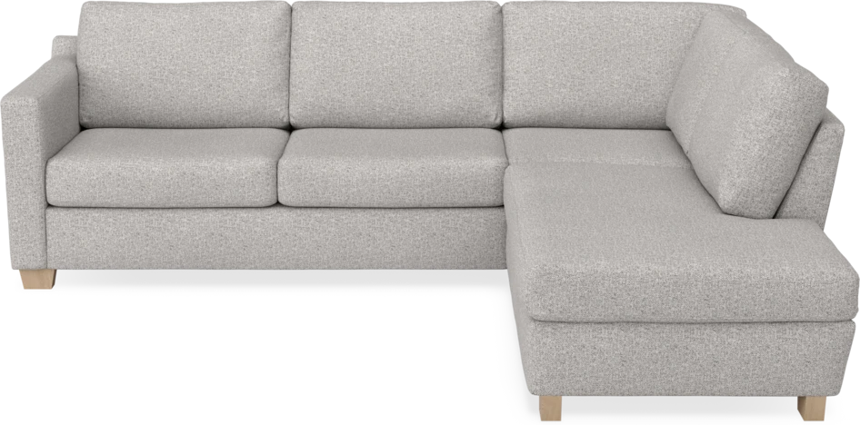 Friday - 2,5-sits soffa med divan höger - Vit