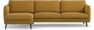 Madison Lux - 3-sits soffa med schäslong vänster - Gul