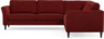 Bridge - Hörnsoffa, 2+2-sits - Röd