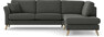 Eden - 2,5-sits soffa med divan - Grå