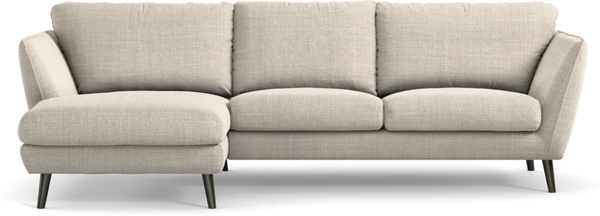 Madison Lux - 2-sits soffa med schäslong vänster - Beige