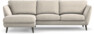 Madison Lux - 2-sits soffa med schäslong vänster - Beige