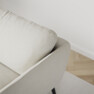 Madison Lux - 2-sits soffa med schäslong vänster - Vit