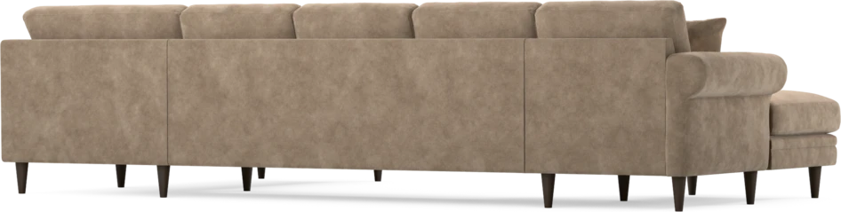 Eden - 3-sits soffa med schäslong vänster och divan höger - Beige