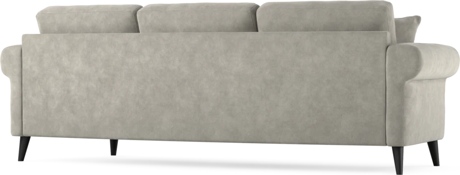 Eden - 3-sits soffa svängd - Grå