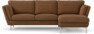 Madison - 2-sits soffa med schäslong höger - Brun