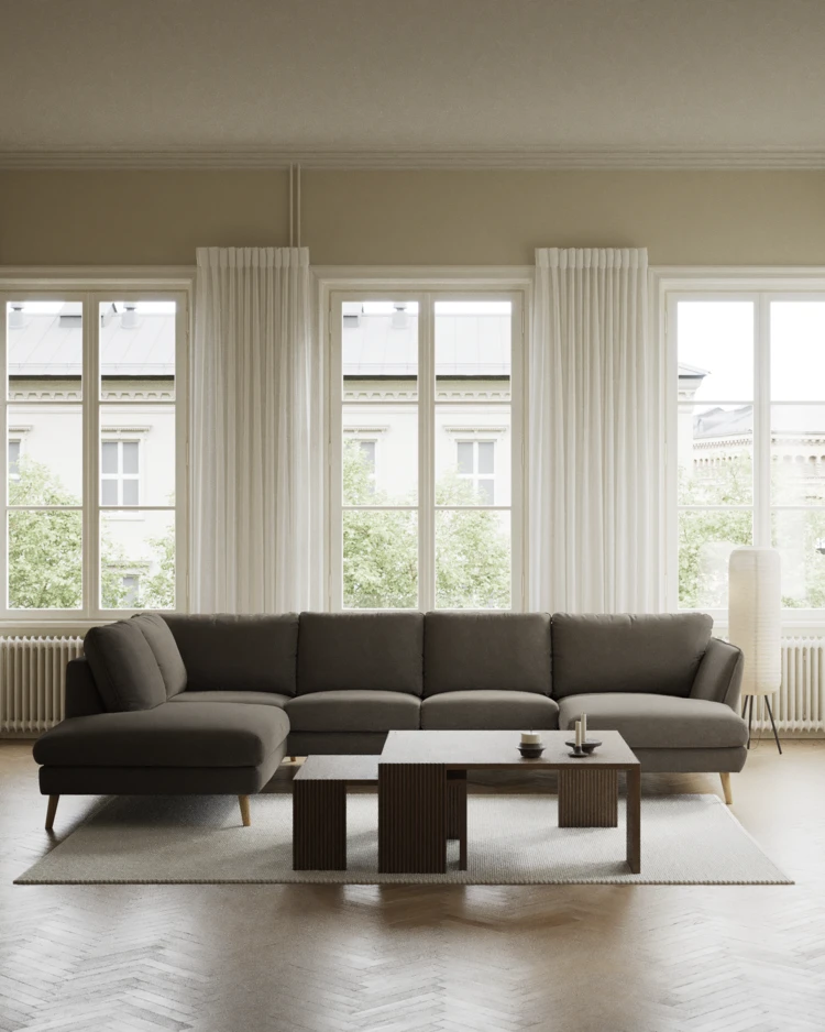 Madison - 2-sits soffa med divan vänster och schäslong höger - inspiration