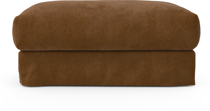 Cherrie - Fotpall 100 med kappa - Orange